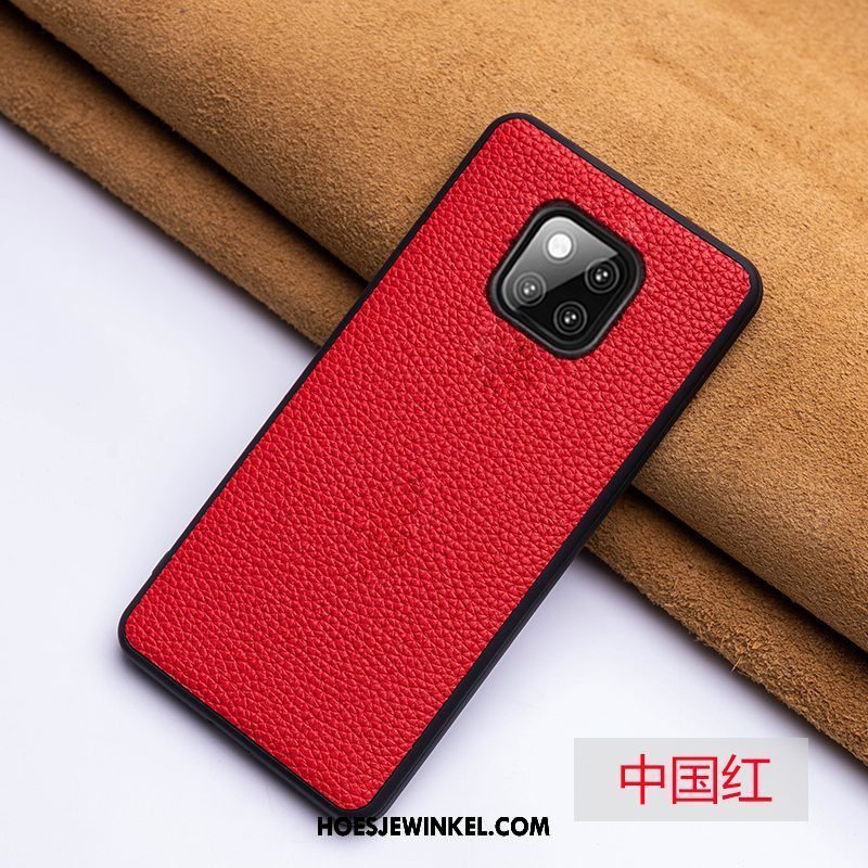 Huawei Mate 20 Pro Hoesje Rood All Inclusive Bescherming, Huawei Mate 20 Pro Hoesje Kwaliteit Pas