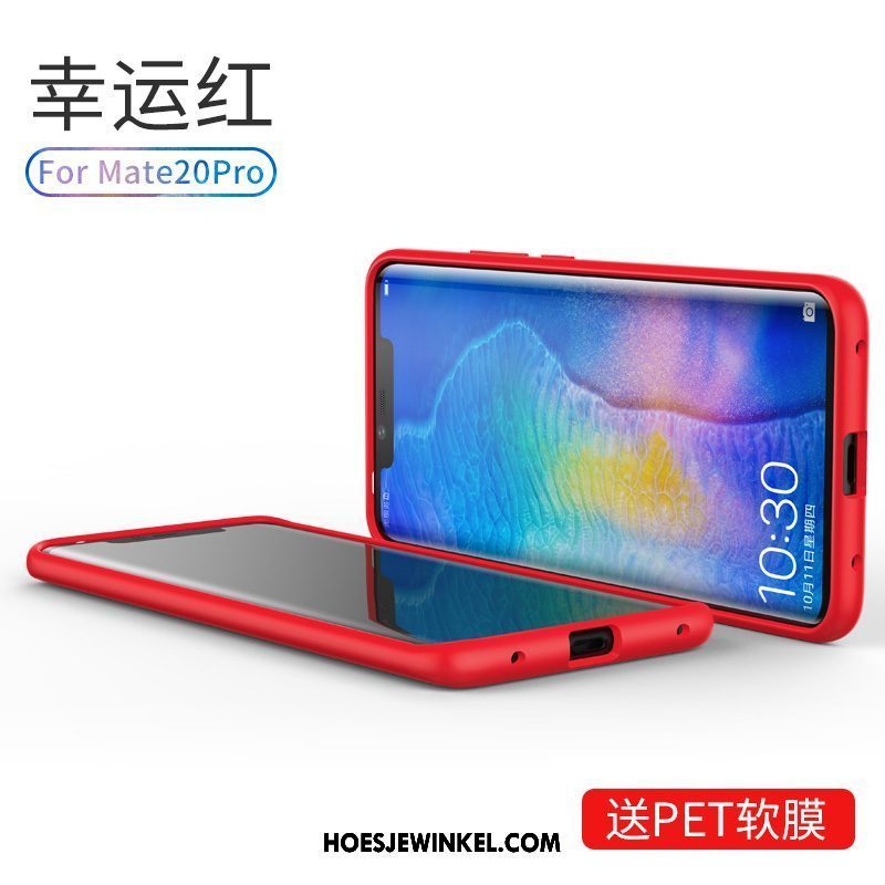 Huawei Mate 20 Pro Hoesje Zacht Siliconen Trendy Merk, Huawei Mate 20 Pro Hoesje Mobiele Telefoon Anti-fall