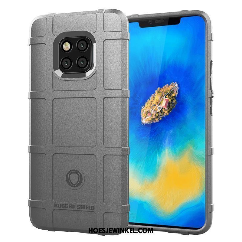 Huawei Mate 20 Rs Hoesje Hoes Grijs All Inclusive, Huawei Mate 20 Rs Hoesje Mobiele Telefoon Anti-fall