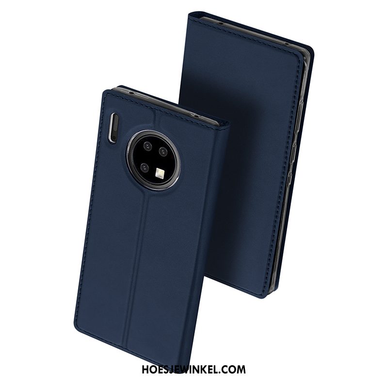 Huawei Mate 30 Hoesje Hoes Nieuw Blauw, Huawei Mate 30 Hoesje Bescherming Kaart