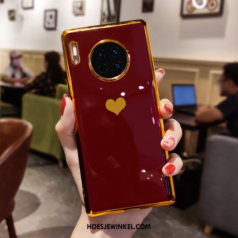 Huawei Mate 30 Pro Hoesje All Inclusive Rood High End, Huawei Mate 30 Pro Hoesje Scheppend Mobiele Telefoon