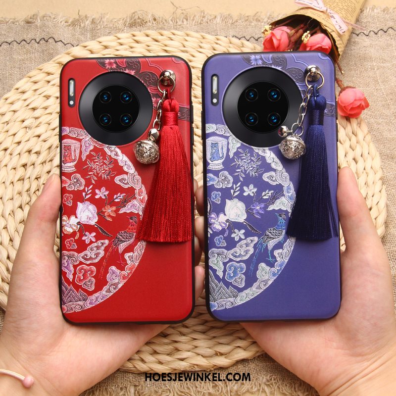 Huawei Mate 30 Pro Hoesje Anti-fall Chinese Stijl Scheppend, Huawei Mate 30 Pro Hoesje All Inclusive Mobiele Telefoon