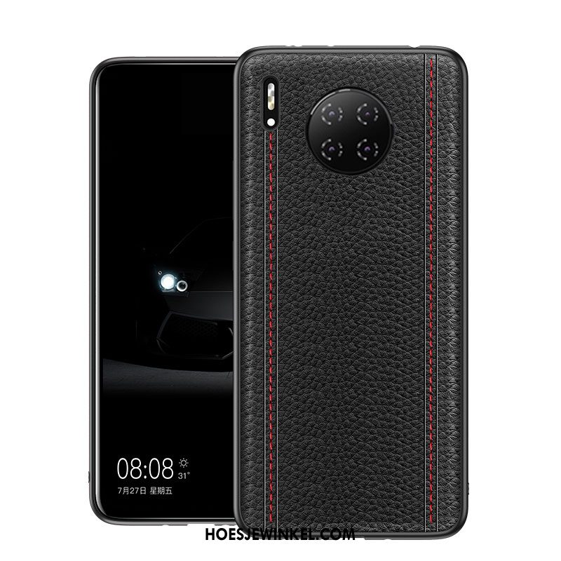 Huawei Mate 30 Pro Hoesje Anti-fall Echt Leer Mobiele Telefoon, Huawei Mate 30 Pro Hoesje All Inclusive High End