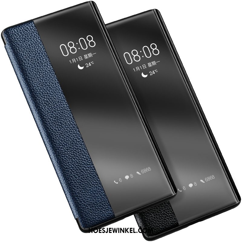 Huawei Mate 30 Pro Hoesje Hoes Mobiele Telefoon Leren Etui, Huawei Mate 30 Pro Hoesje Dun All Inclusive