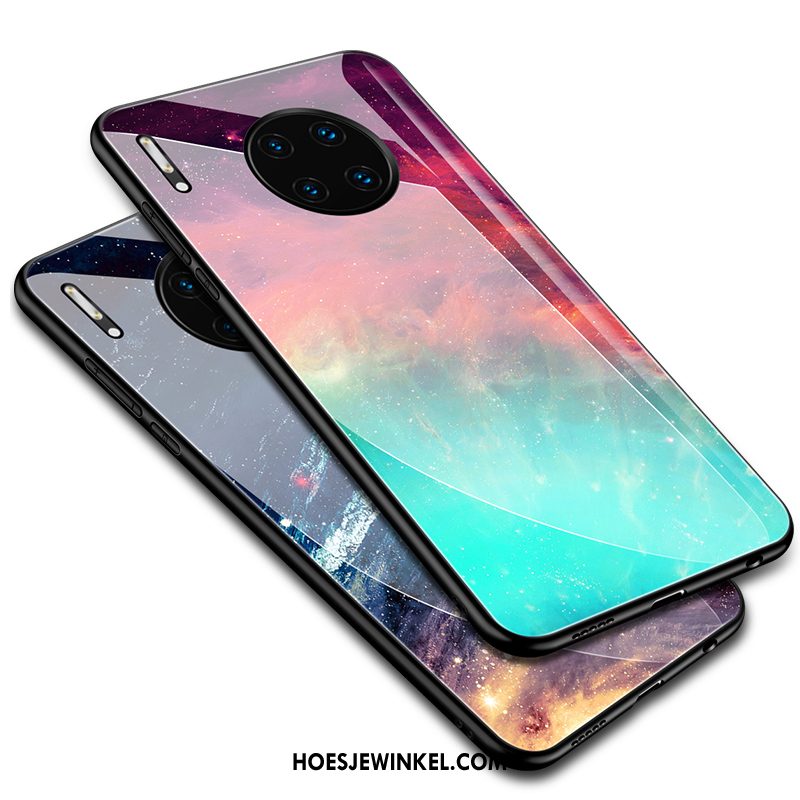 Huawei Mate 30 Pro Hoesje Mobiele Telefoon Dun Glas, Huawei Mate 30 Pro Hoesje Hard Spiegel