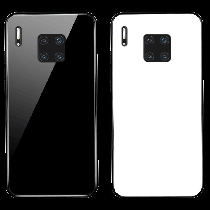 Huawei Mate 30 Rs Hoesje Effen Kleur Zwart Echte, Huawei Mate 30 Rs Hoesje Dun Hard