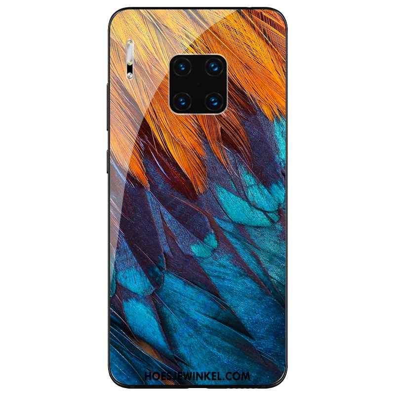 Huawei Mate 30 Rs Hoesje Mobiele Telefoon Blauw Glas, Huawei Mate 30 Rs Hoesje Anti-fall Siliconen
