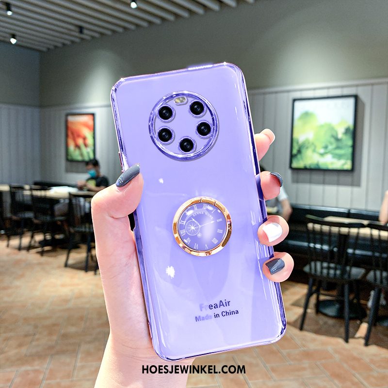 Huawei Mate 40 Pro+ Hoesje All Inclusive Folio Mobiele Telefoon, Huawei Mate 40 Pro+ Hoesje Purper Ring