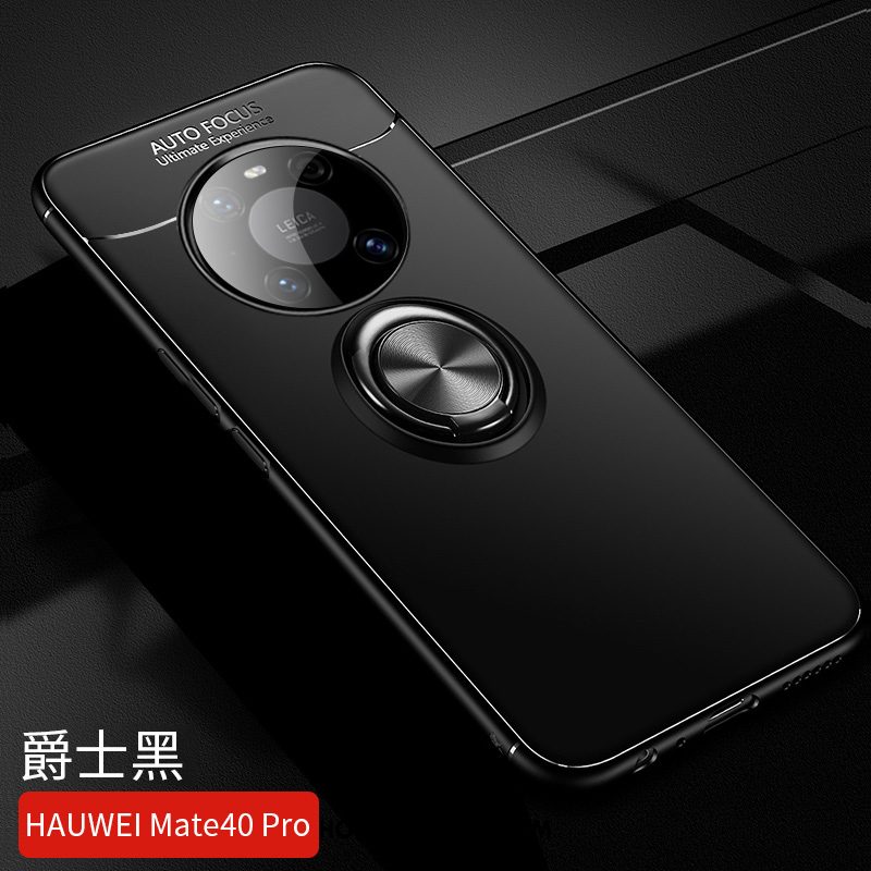 Huawei Mate 40 Pro Hoesje Auto Ring Ondersteuning, Huawei Mate 40 Pro Hoesje Siliconen Schrobben