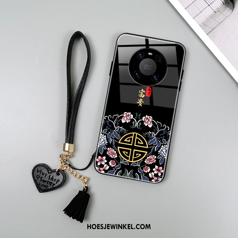 Huawei Mate 40 Pro Hoesje Chinese Stijl Trendy Merk Bescherming, Huawei Mate 40 Pro Hoesje Anti-fall Scheppend