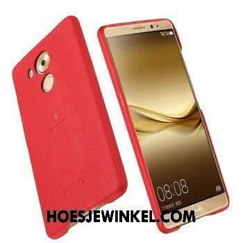 Huawei Mate 8 Hoesje Bescherming Mesh Rood, Huawei Mate 8 Hoesje Zacht Pu