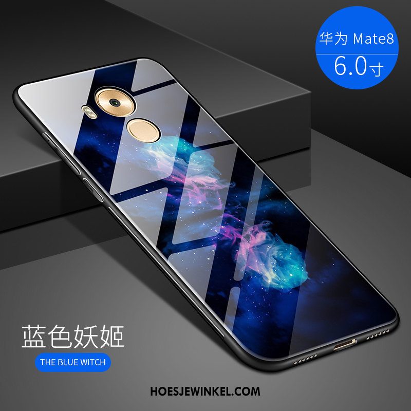 Huawei Mate 8 Hoesje Zacht All Inclusive Hoes, Huawei Mate 8 Hoesje Scheppend Glas
