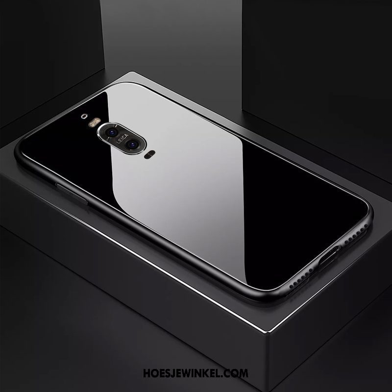 Huawei Mate 9 Pro Hoesje All Inclusive Trend Elegante, Huawei Mate 9 Pro Hoesje Glas Rood