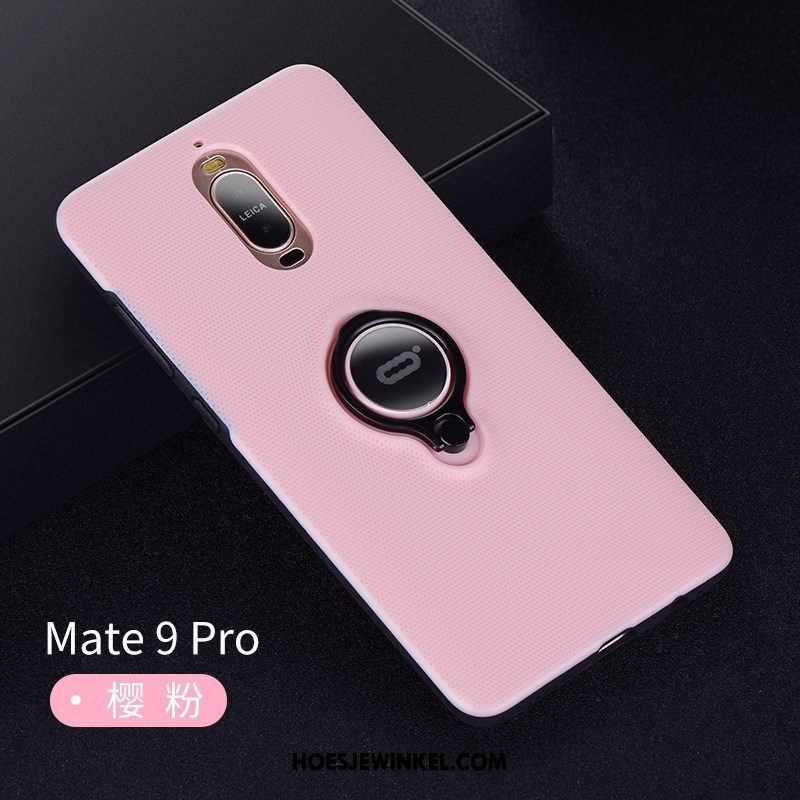Huawei Mate 9 Pro Hoesje Dun Scheppend Ring, Huawei Mate 9 Pro Hoesje Roze Persoonlijk