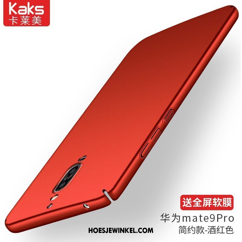 Huawei Mate 9 Pro Hoesje Hard Hoes Rood, Huawei Mate 9 Pro Hoesje All Inclusive Scheppend