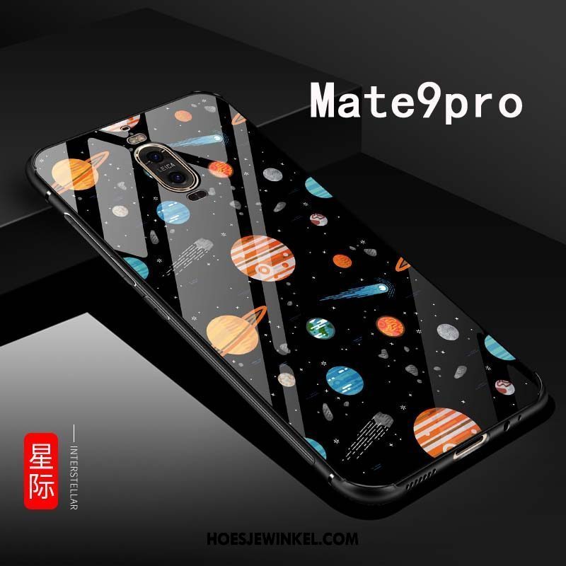 Huawei Mate 9 Pro Hoesje Mobiele Telefoon Hoes Zwart, Huawei Mate 9 Pro Hoesje Bescherming Glas