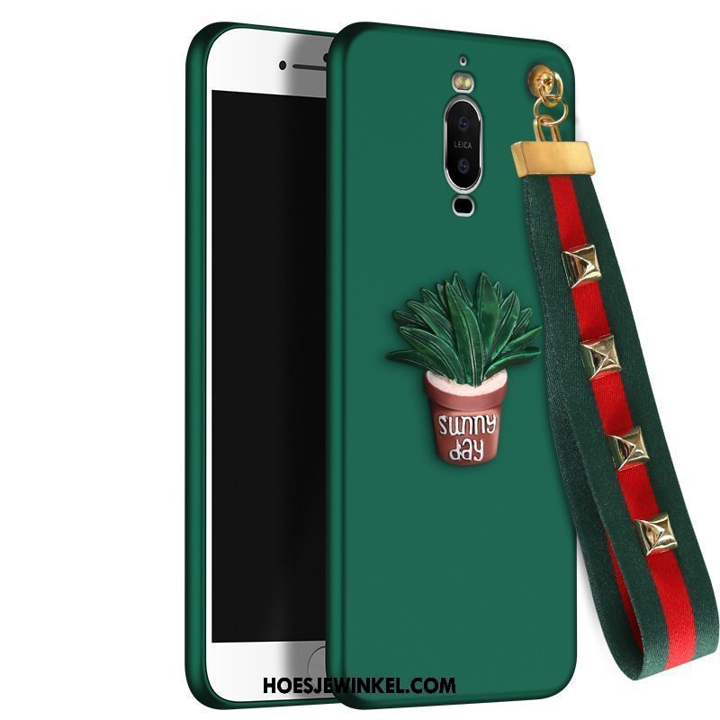 Huawei Mate 9 Pro Hoesje Skärmskydd Groen Mobiele Telefoon, Huawei Mate 9 Pro Hoesje Hanger Tempereren