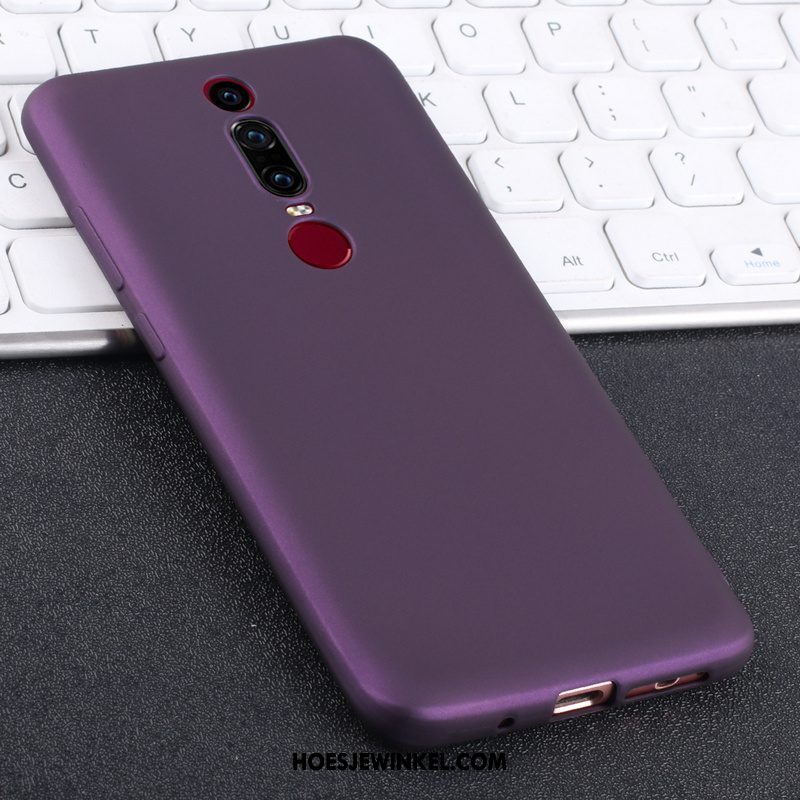 Huawei Mate Rs Hoesje Tempereren Skärmskydd Purper, Huawei Mate Rs Hoesje Zacht Dun