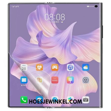 Huawei Mate XS 2 Ultratransparante Siliconen Schermbeschermer