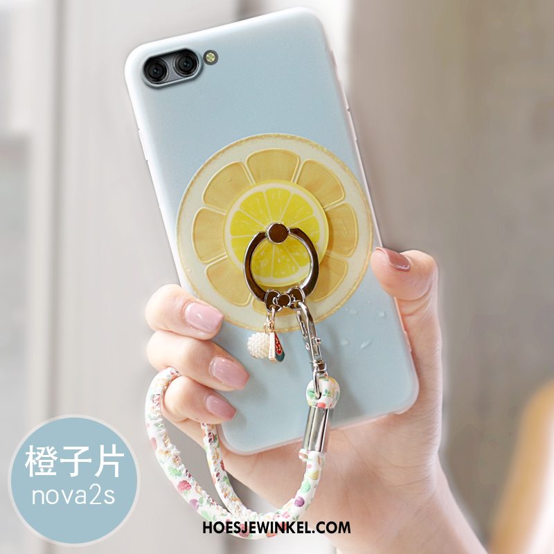 Huawei Nova 2s Hoesje Mobiele Telefoon Hoes Bescherming, Huawei Nova 2s Hoesje Trend Blauw