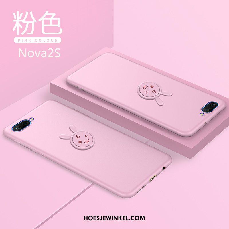 Huawei Nova 2s Hoesje Mobiele Telefoon Net Red Bescherming, Huawei Nova 2s Hoesje All Inclusive Roze