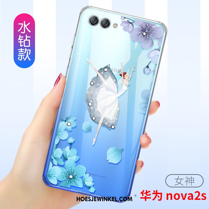 Huawei Nova 2s Hoesje Mobiele Telefoon Nieuw Anti-fall, Huawei Nova 2s Hoesje Mooie Siliconen