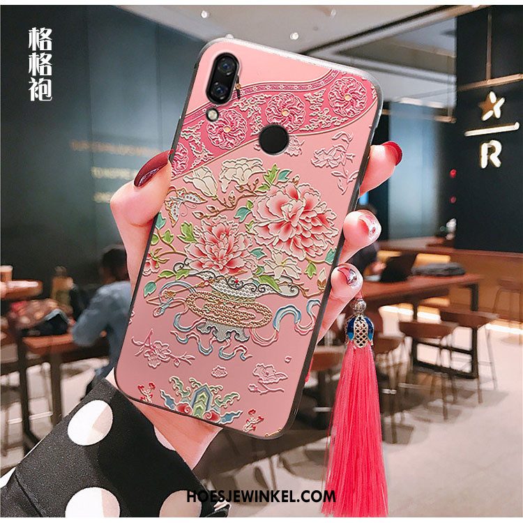 Huawei Nova 3 Hoesje Bescherming Kwasten Persoonlijk, Huawei Nova 3 Hoesje All Inclusive Roze