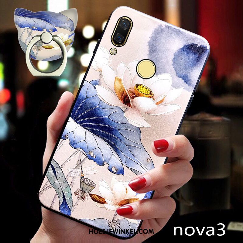 Huawei Nova 3 Hoesje Chinese Stijl Trend Hanger, Huawei Nova 3 Hoesje Scheppend Anti-fall