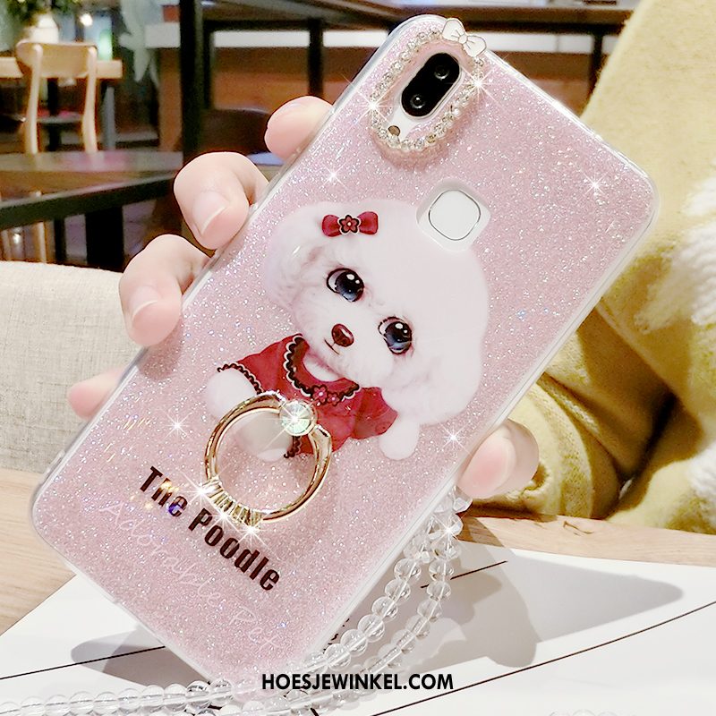 Huawei Nova 3 Hoesje Met Strass Siliconen Bescherming, Huawei Nova 3 Hoesje Hoes Roze