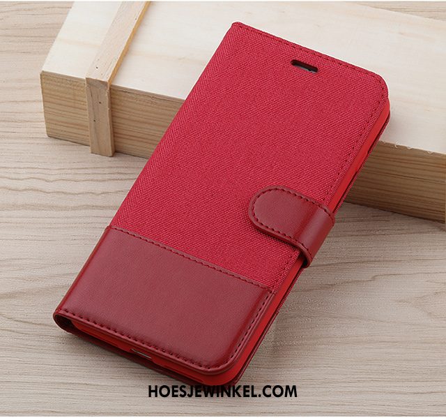 Huawei Nova 3 Hoesje Portemonnee Anti-fall Folio, Huawei Nova 3 Hoesje Hanger Leren Etui