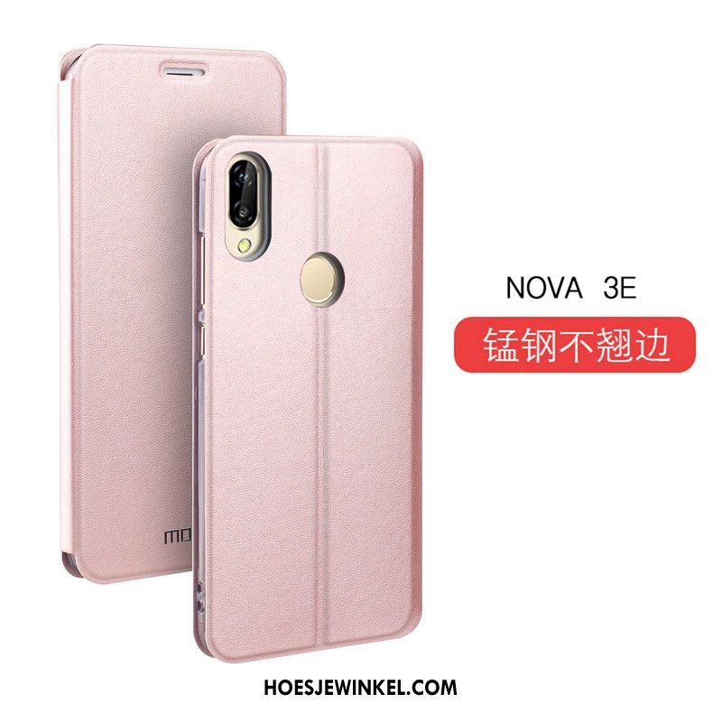 Huawei Nova 3e Hoesje Hoes Siliconen Mesh, Huawei Nova 3e Hoesje Anti-fall Zacht