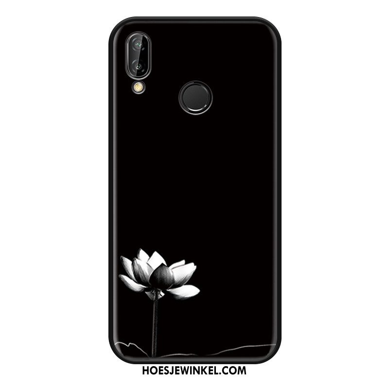 Huawei Nova 3e Hoesje Kunst Eenvoudige Scheppend, Huawei Nova 3e Hoesje Mode Chinese Stijl