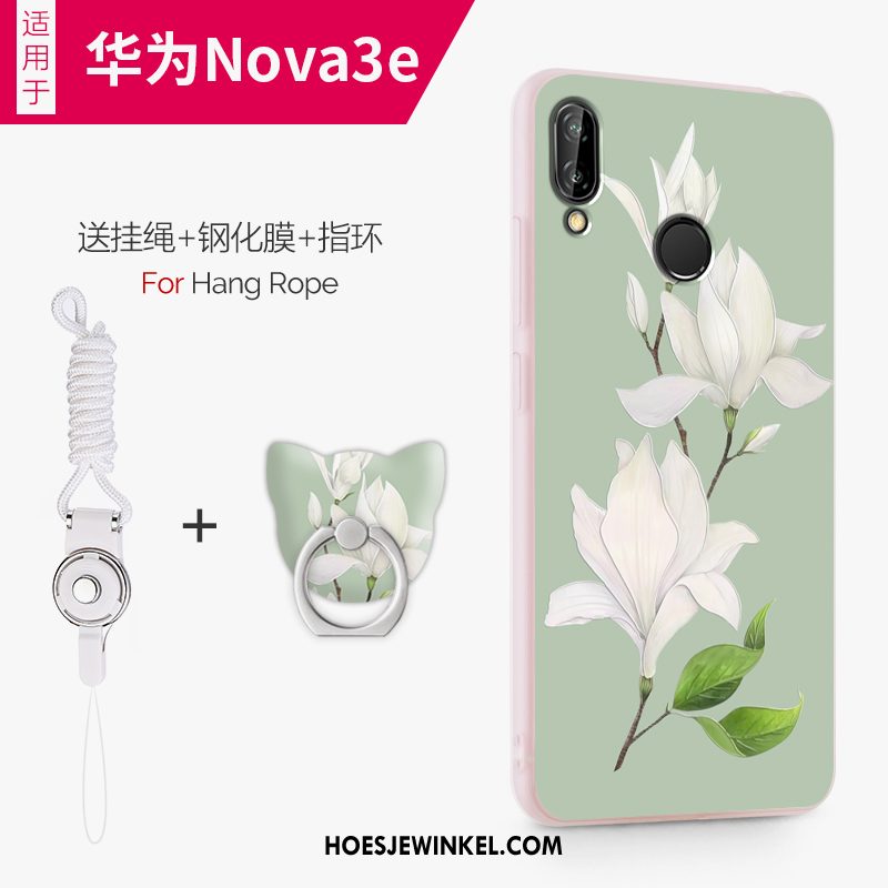 Huawei Nova 3e Hoesje Mobiele Telefoon All Inclusive Scheppend, Huawei Nova 3e Hoesje Zacht Bescherming