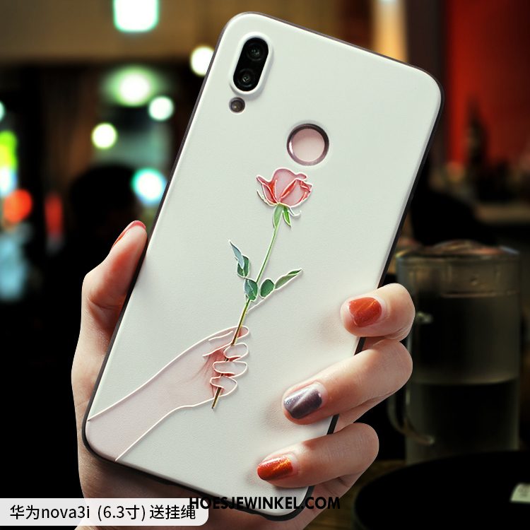 Huawei Nova 3i Hoesje Mobiele Telefoon Eenvoudige Scheppend, Huawei Nova 3i Hoesje Net Red Hoes