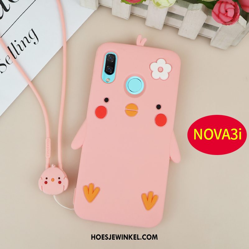 Huawei Nova 3i Hoesje Scheppend Bescherming Hoes, Huawei Nova 3i Hoesje Anti-fall Siliconen