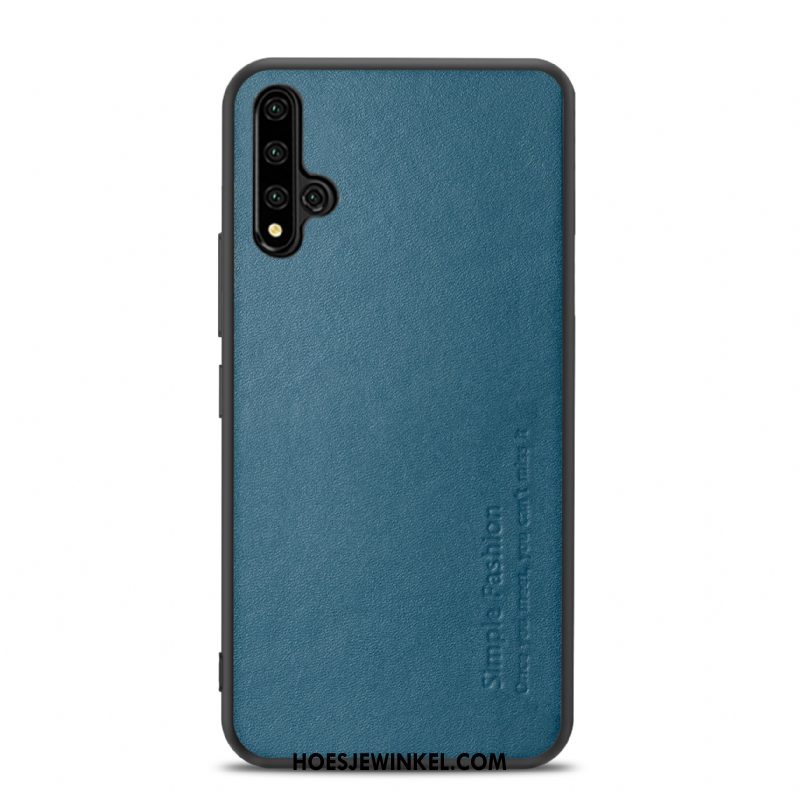 Huawei Nova 5t Hoesje Bescherming High End Lederen, Huawei Nova 5t Hoesje Hoes Leer