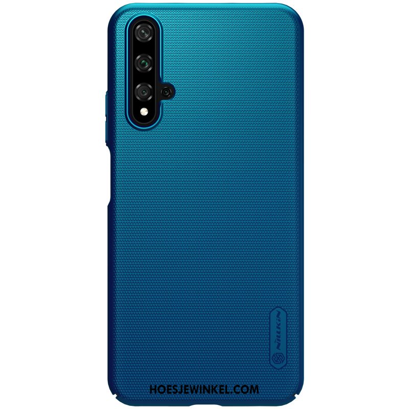 Huawei Nova 5t Hoesje Blauw Anti-fall Bescherming, Huawei Nova 5t Hoesje Hoes Goud