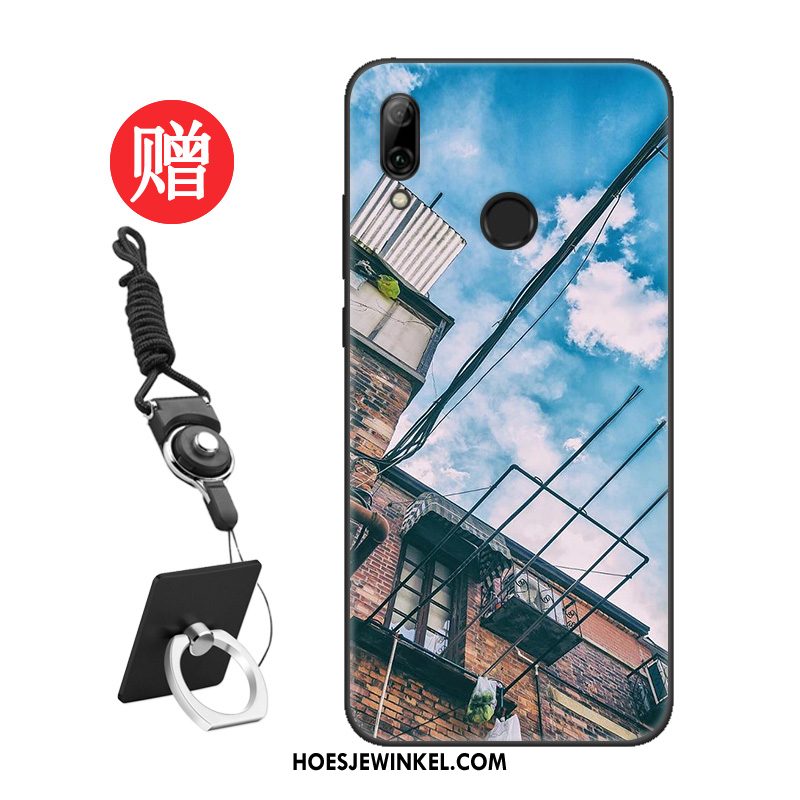 Huawei P Smart 2019 Hoesje Bescherming Hoes Net Red, Huawei P Smart 2019 Hoesje Lovers Siliconen