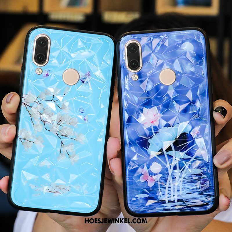 Huawei P Smart 2019 Hoesje Bescherming Jeugd Trend, Huawei P Smart 2019 Hoesje Blauw Mobiele Telefoon