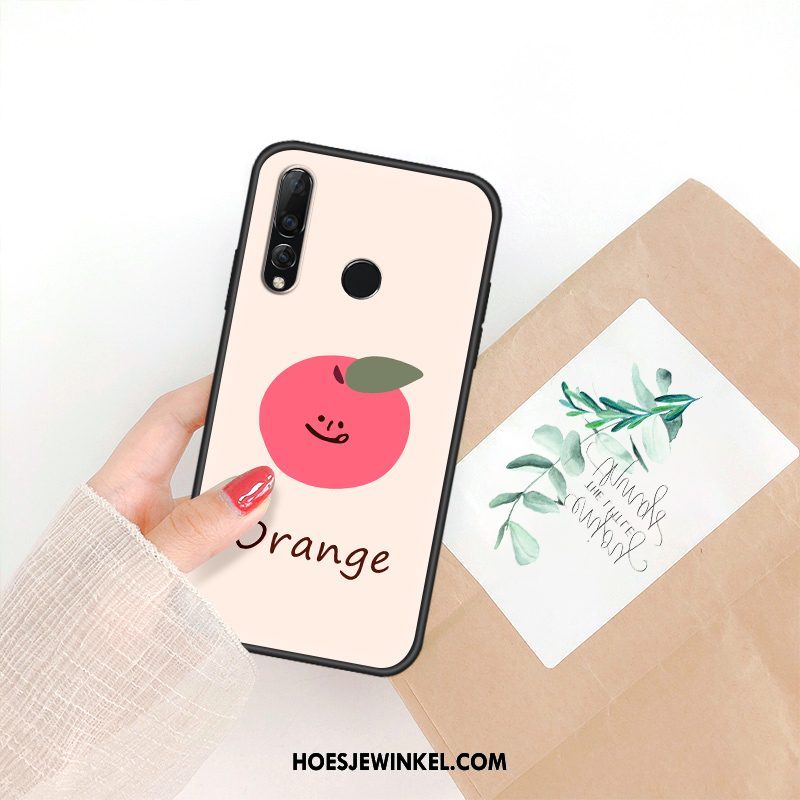 Huawei P Smart+ 2019 Hoesje Geschilderd Kunst Mobiele Telefoon, Huawei P Smart+ 2019 Hoesje Hoes Net Red Orange