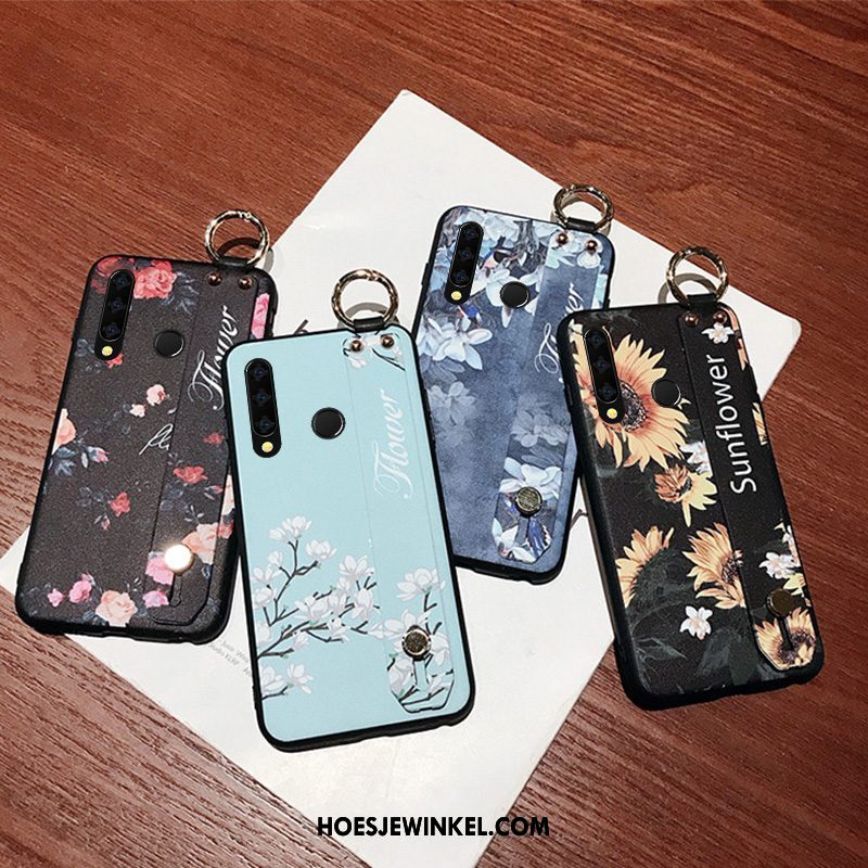 Huawei P Smart+ 2019 Hoesje Hanger Anti-fall Hoes, Huawei P Smart+ 2019 Hoesje Siliconen All Inclusive