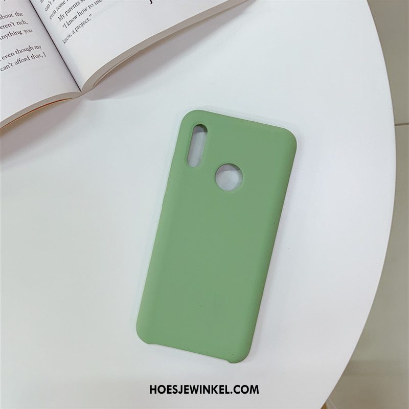 Huawei P Smart 2019 Hoesje Hoes Groen Siliconen, Huawei P Smart 2019 Hoesje Jeugd Bescherming