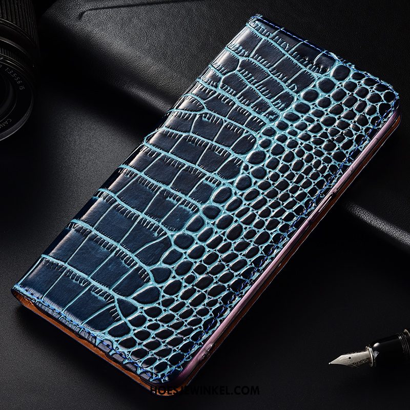 Huawei P Smart 2019 Hoesje Krokodil Bescherming Hoes, Huawei P Smart 2019 Hoesje Mobiele Telefoon Patroon