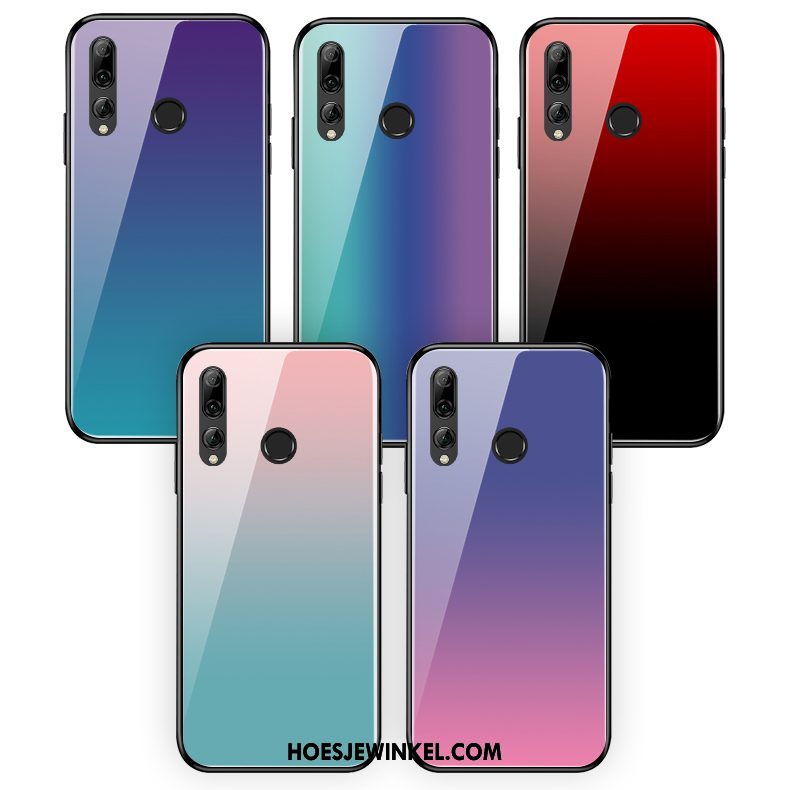 Huawei P Smart+ 2019 Hoesje Siliconen Mobiele Telefoon Hoes, Huawei P Smart+ 2019 Hoesje Kleurverloop Wind
