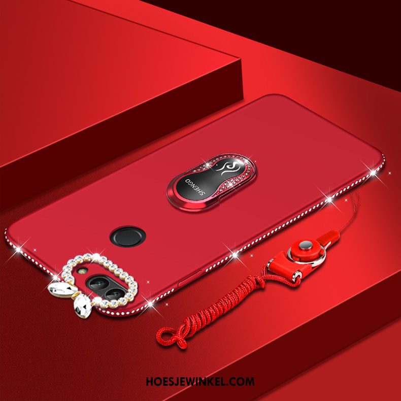 Huawei P Smart Hoesje All Inclusive Rood Trend, Huawei P Smart Hoesje Scheppend Hoes