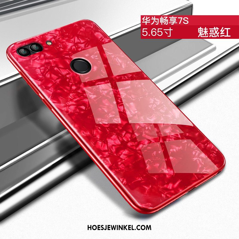 Huawei P Smart Hoesje Edelsteen Net Red Mobiele Telefoon, Huawei P Smart Hoesje Persoonlijk Gehard Glas