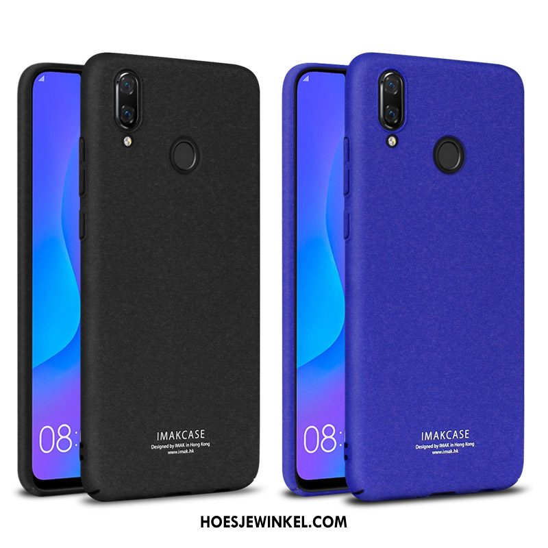 Huawei P Smart+ Hoesje Hoes Zwart Mobiele Telefoon, Huawei P Smart+ Hoesje Bescherming Net Red