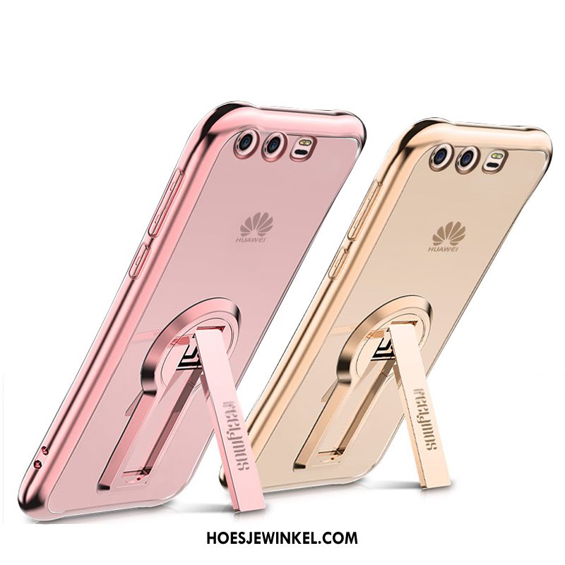 Huawei P10 Hoesje Lovers Hanger Bescherming, Huawei P10 Hoesje Gasbag Rose Goud