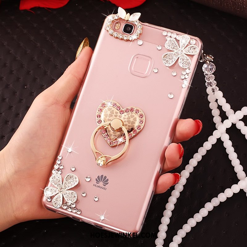 Huawei P10 Lite Hoesje Met Strass Roze Mobiele Telefoon, Huawei P10 Lite Hoesje Hoes Scheppend