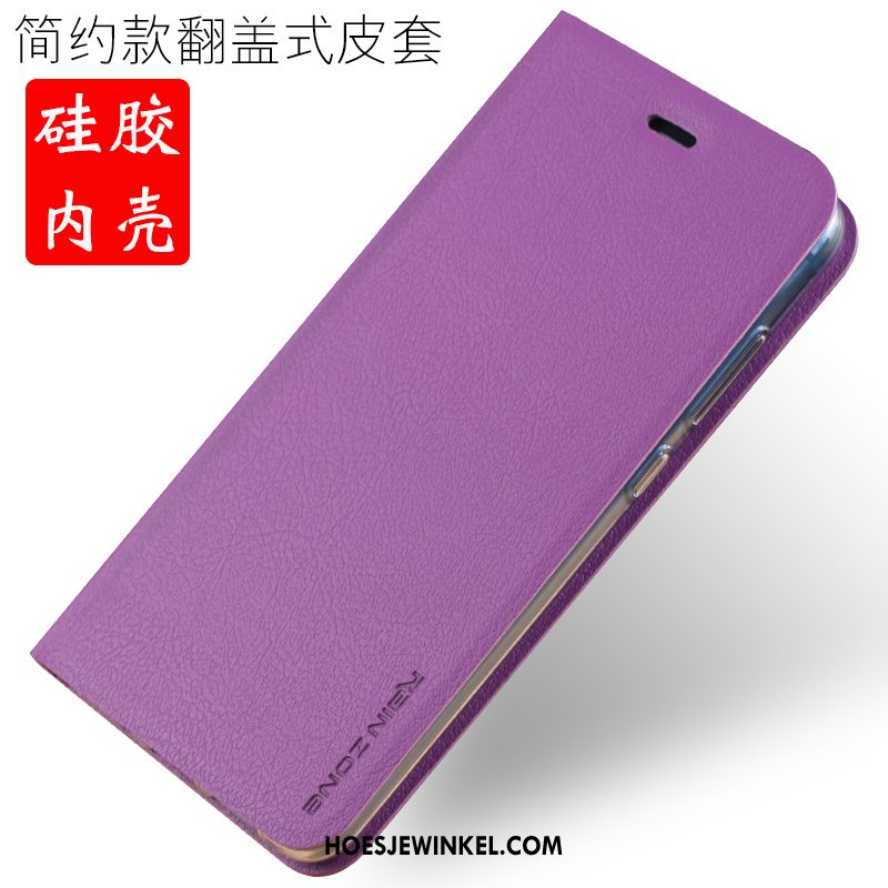 Huawei P10 Lite Hoesje Purper Mobiele Telefoon Folio, Huawei P10 Lite Hoesje Anti-fall Jeugd